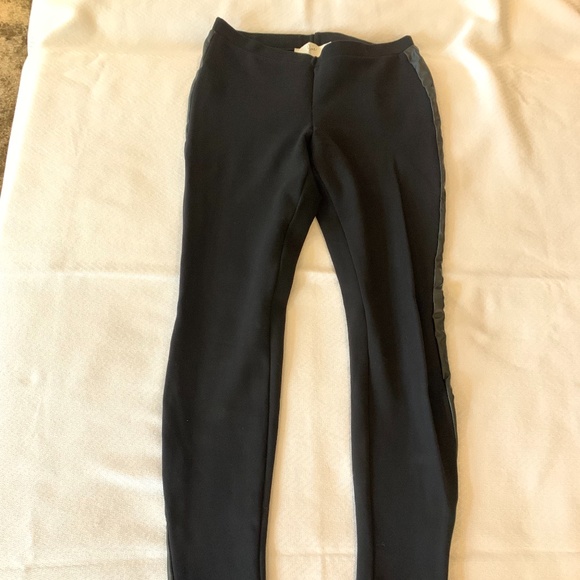Joie Keena Ponte Legging with Tuxedo Stripe, XS, Black - Picture 2 of 10